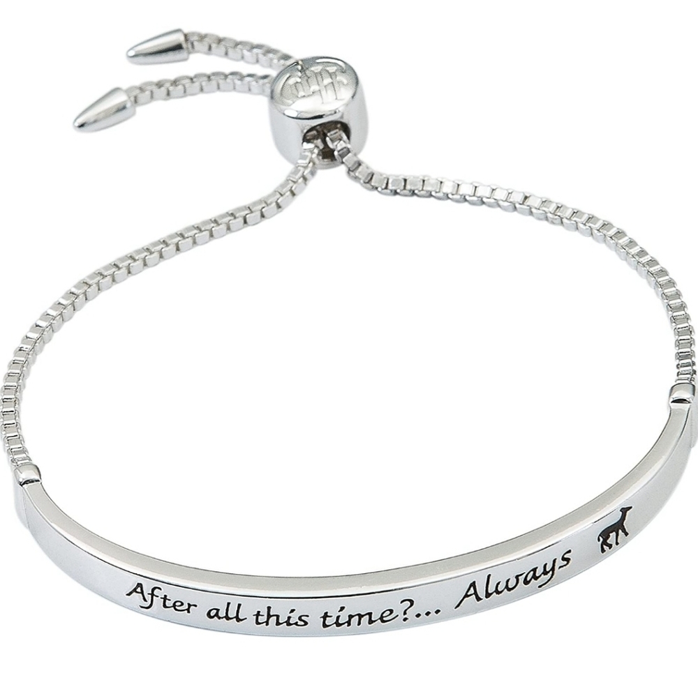 Harry Potter Silver Plate Lariat Bracelet